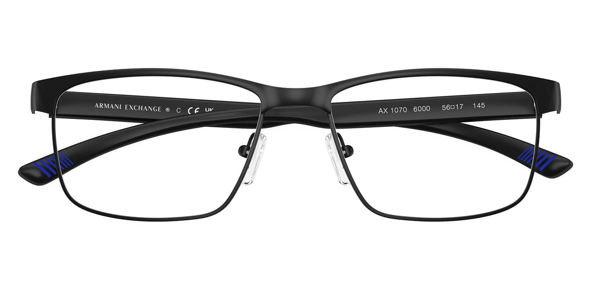 ARMANI EXCHANGE EYEGLASSES - AX1070 6000 56 - Matte Black