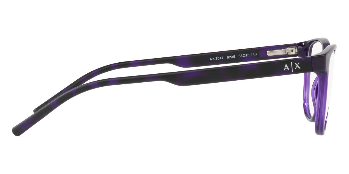 ARMANI EXCHANGE EYEGLASSES - AX3047 8236 53 - Shiny Violet