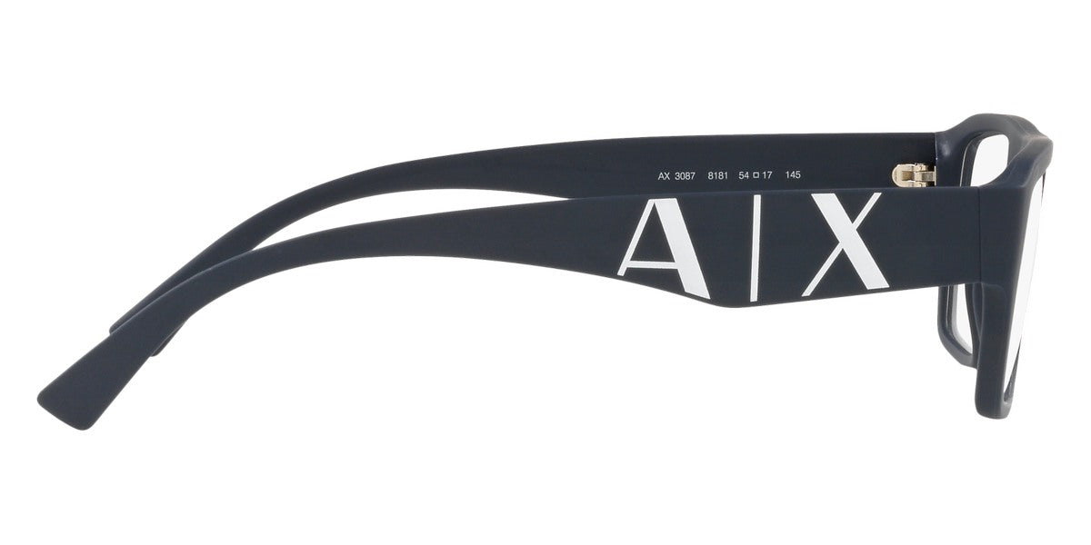 ARMANI EXCHANGE EYEGLASSES - AX3087 8181 54 - Matte Blue