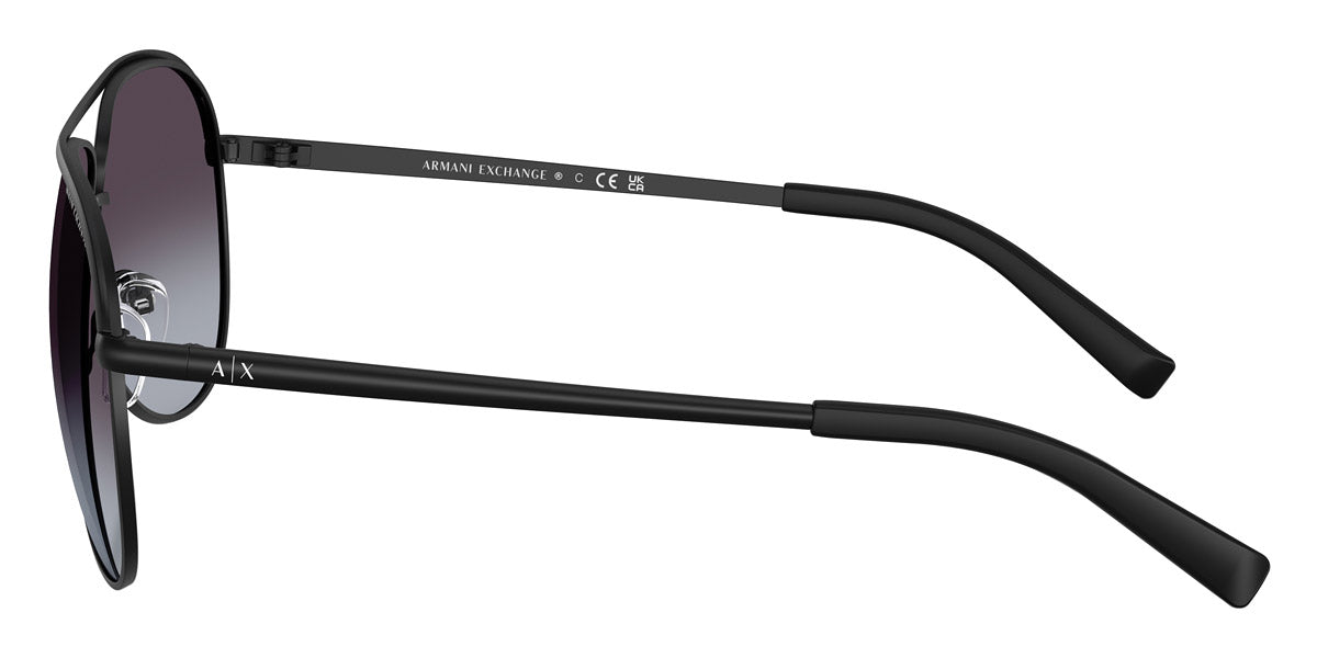 ARMANI EXCHANGE SUNGLASSES - AX2002 60008G 61 - Matte Black