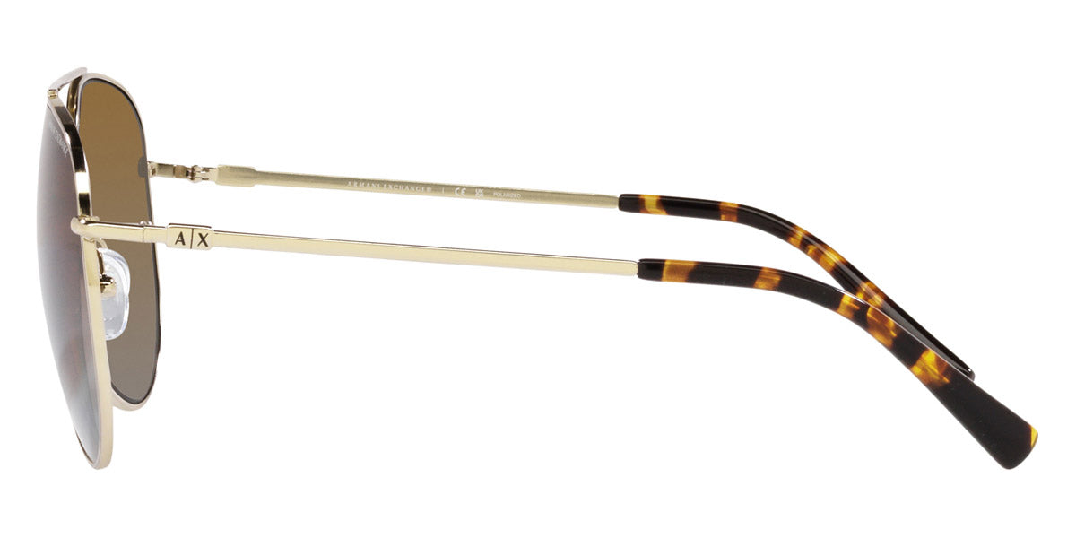 ARMANI EXCHANGE SUNGLASSES - AX2043S 6110T5 59 - Shiny Pale Gold