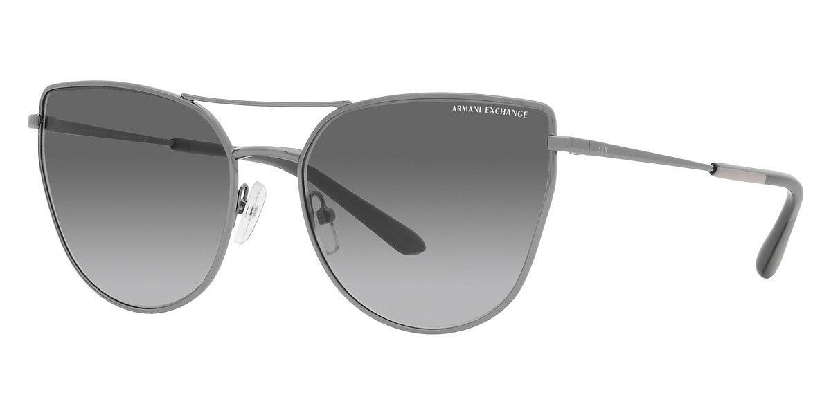 ARMANI EXCHANGE SUNGLASSES - AX2045S 608511 56 - Shiny Gunmetal