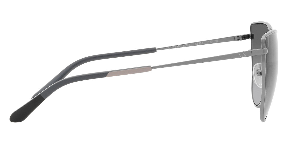 ARMANI EXCHANGE SUNGLASSES - AX2045S 608511 56 - Shiny Gunmetal