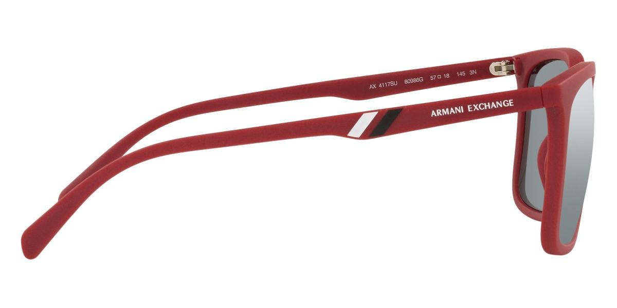 ARMANI EXCHANGE SUNGLASSES - AX4117SU 80986G 57 - Matte Red