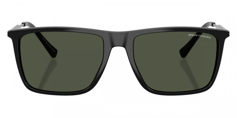 ARMANI EXCHANGE SUNGLASSES - AX4160S 81582J 57 - Shiny Black