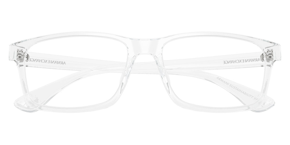 ARMANI EXCHANGE EYEGLASSES - AX3083U 8235 54 - Shiny Crystal