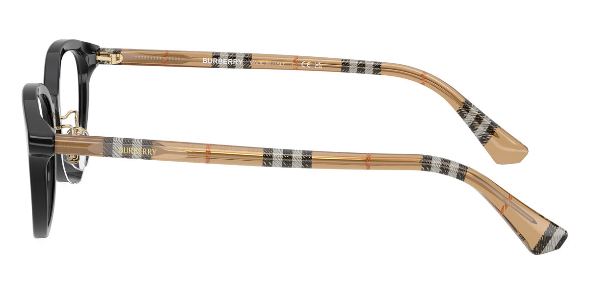 نظارات بربري - BE2435D 4161 50 - أسود/رملي مربعات