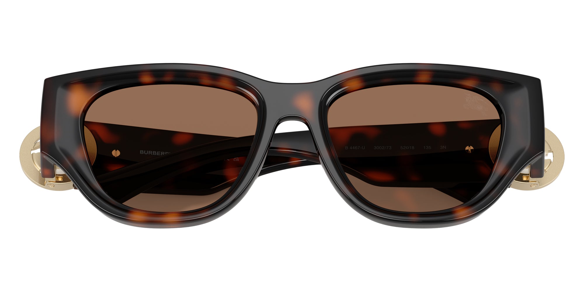 BURBERRY SUNGLASSES - BE4467U 300273 52 - Dark Havana