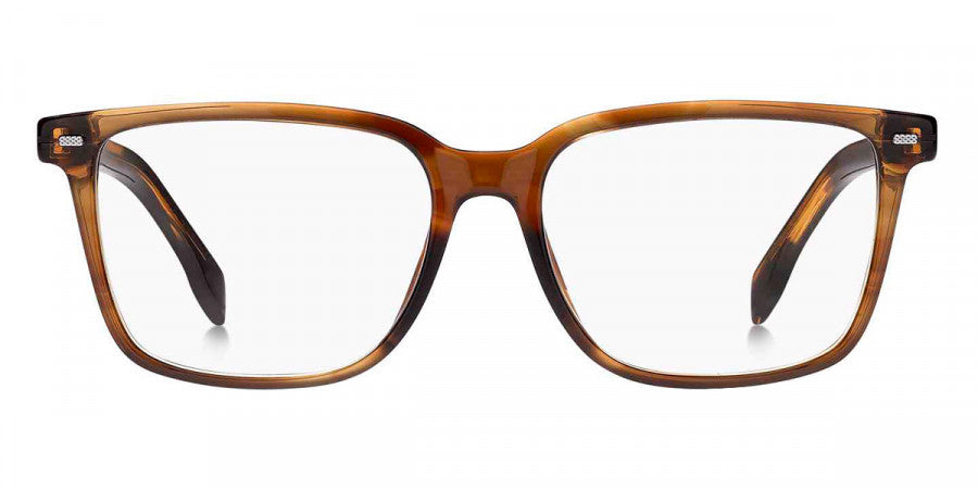 BOSS EYEGLASSES - 1480/F 06KM 55 - Brown Ruthenium