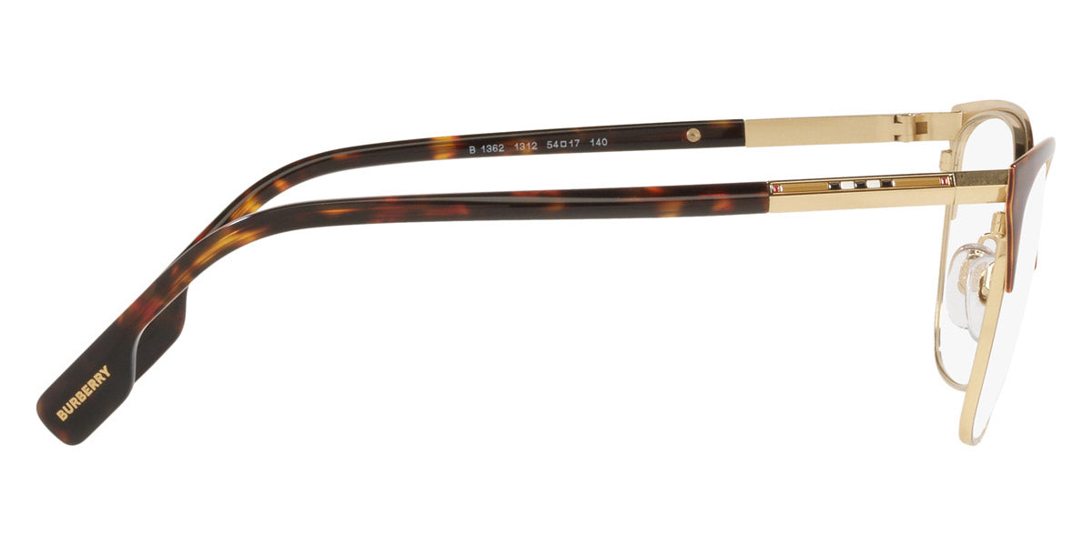 BURBERRY EYEGLASSES ALMA - BE1362 1312 54 - LIGHT GOLD/HAVANA