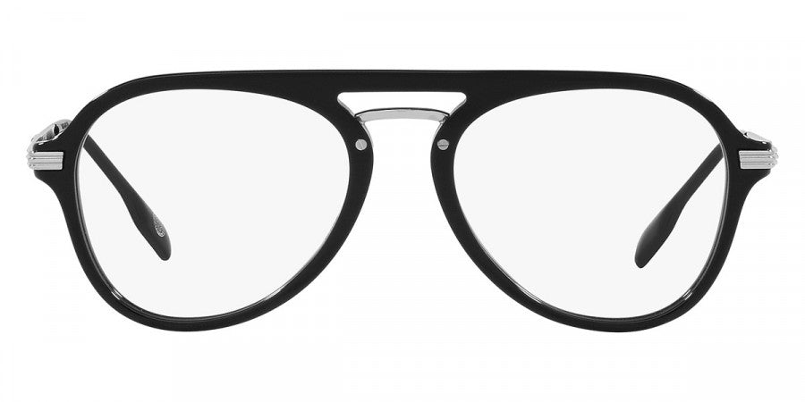 BURBERRY EYEGLASSES BAILEY - BE2377 3001 55 - Black and Silver