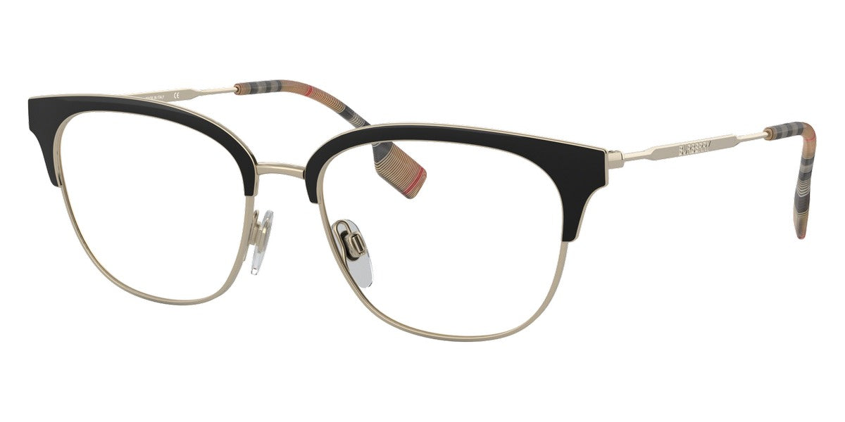 BURBERRY EYEGLASSES - BE1334 1109 52 - Pale Gold/Black