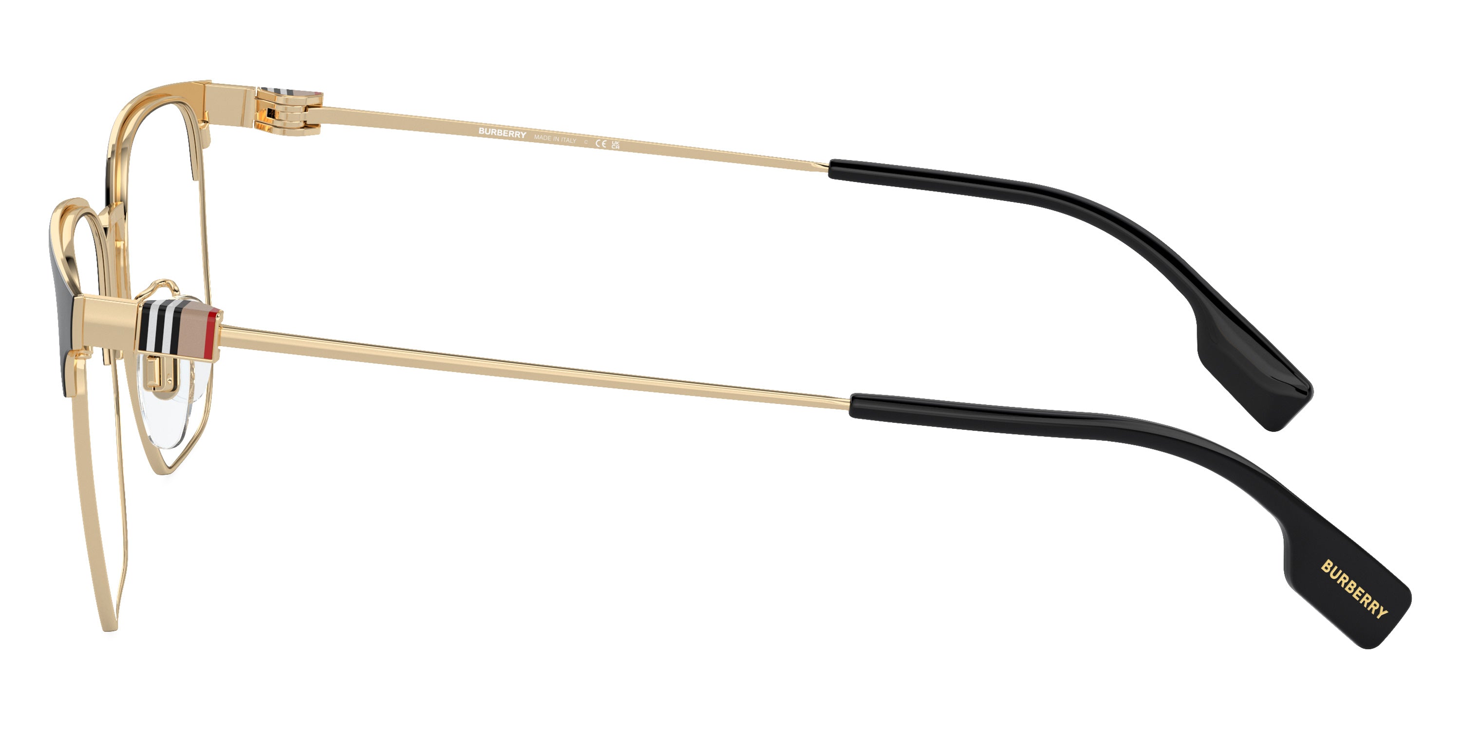 BURBERRY EYEGLASSES - BE1383D 1109 55 - Light Gold/Black