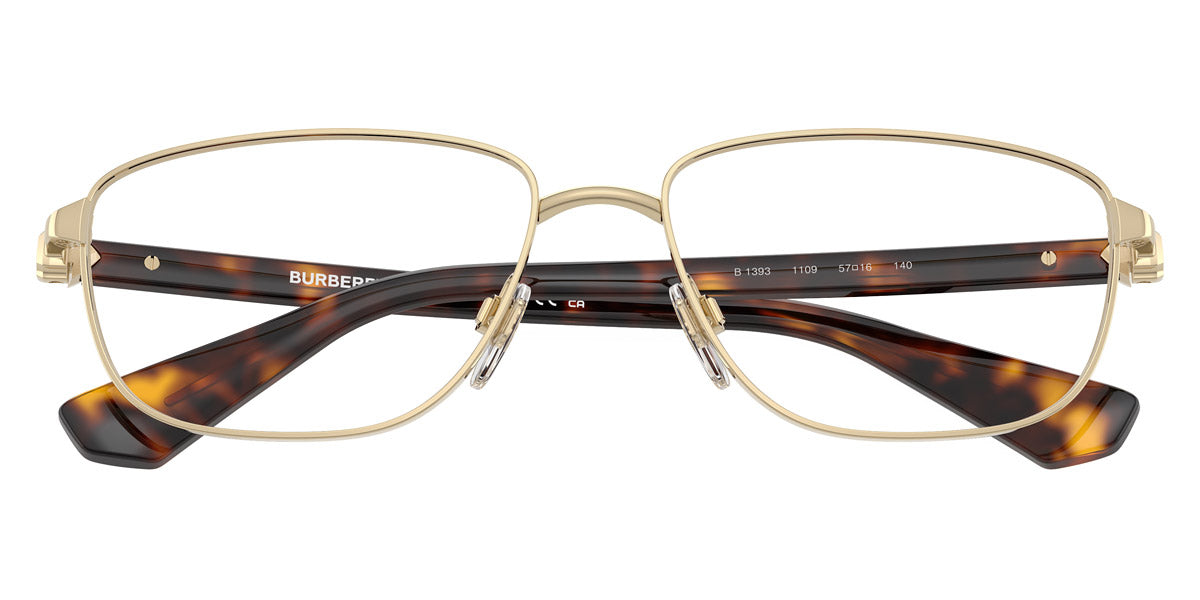 BURBERRY EYEGLASSES - BE1393 1109 55 - LIGHT GOLD/DARK HAVANA