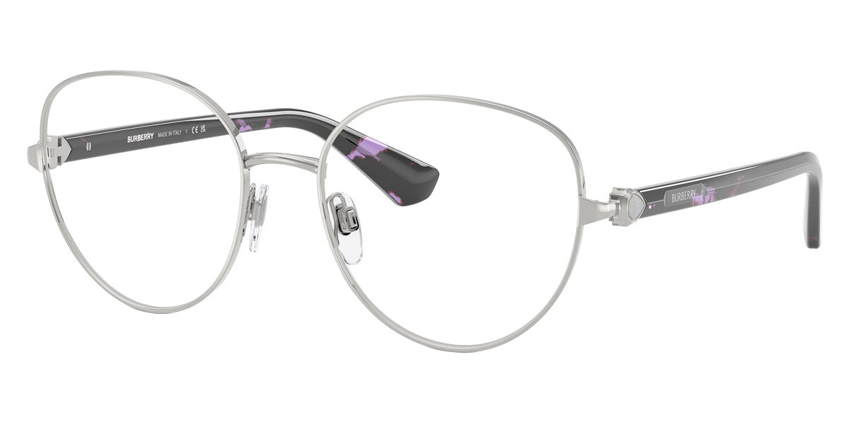 BURBERRY EYEGLASSES - BE1394 1005 53 - SILVER/VIOLET HAVANA