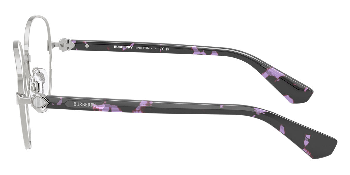 BURBERRY EYEGLASSES - BE1394 1005 53 - SILVER/VIOLET HAVANA