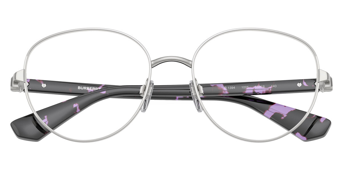 BURBERRY EYEGLASSES - BE1394 1005 53 - SILVER/VIOLET HAVANA