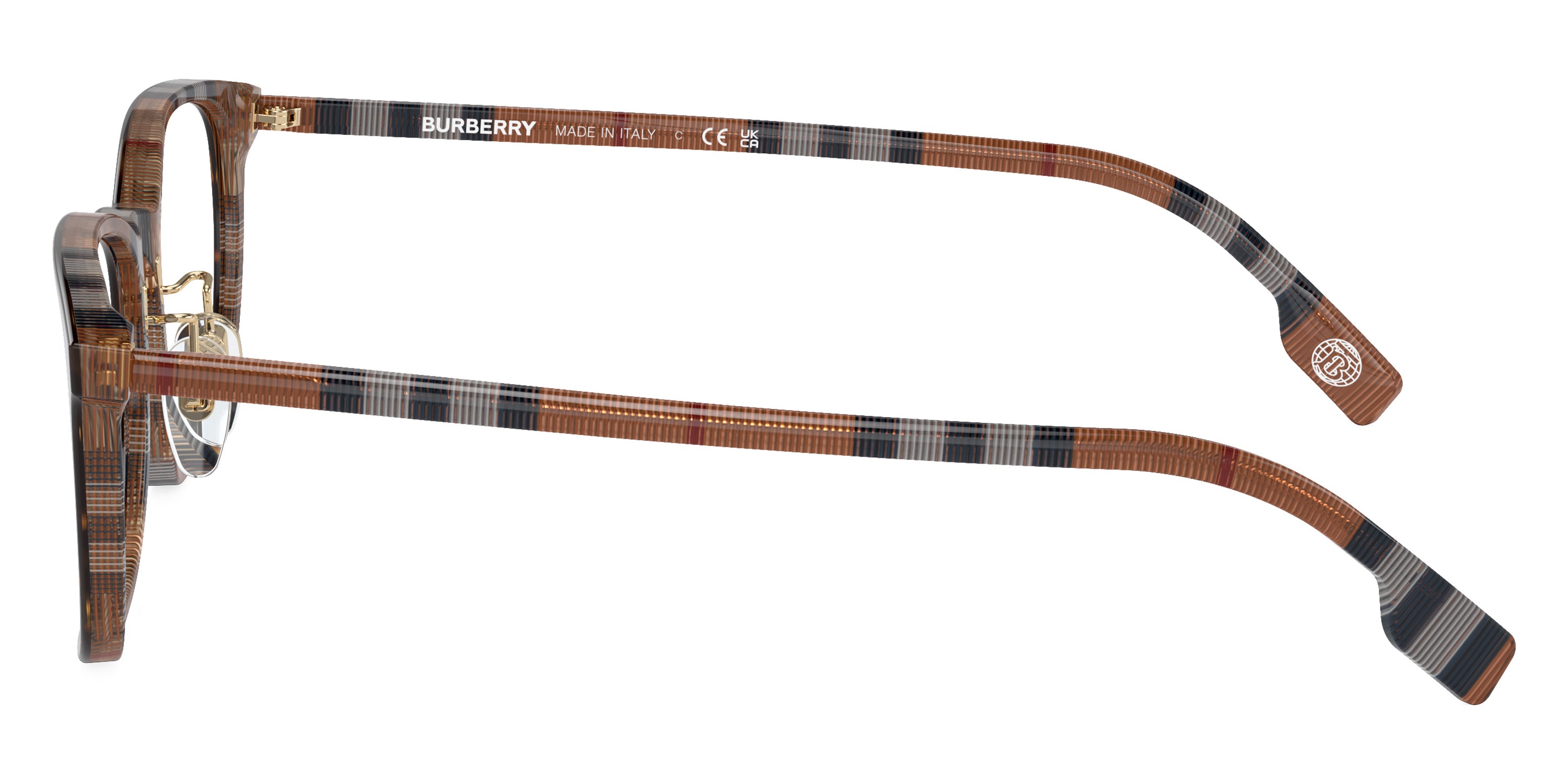 BURBERRY EYEGLASSES - BE2371D 4102 53 - DARK HAVANA/BROWN