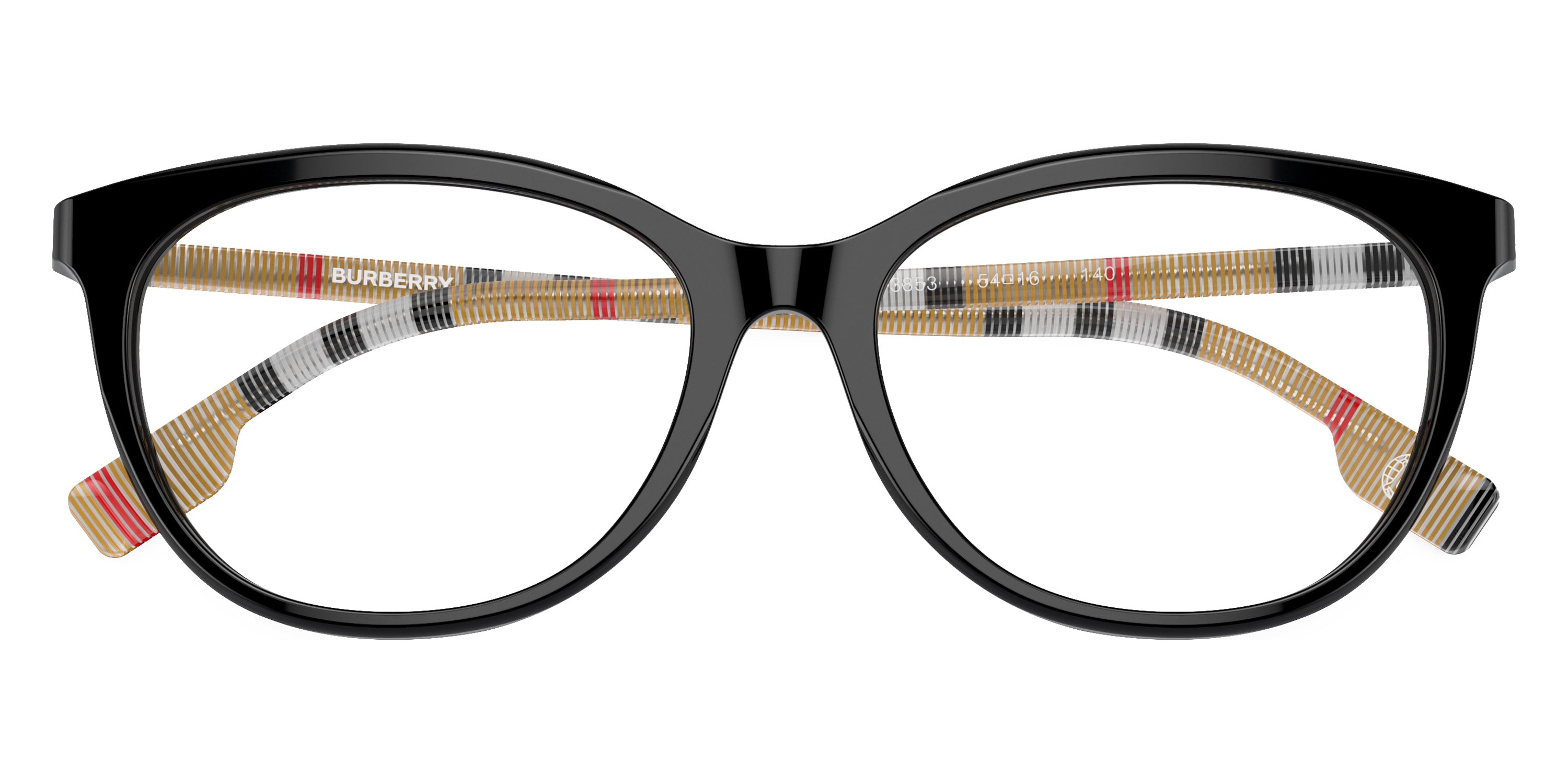 BURBERRY EYEGLASSES - BE2389 3853 54 - BLACK
