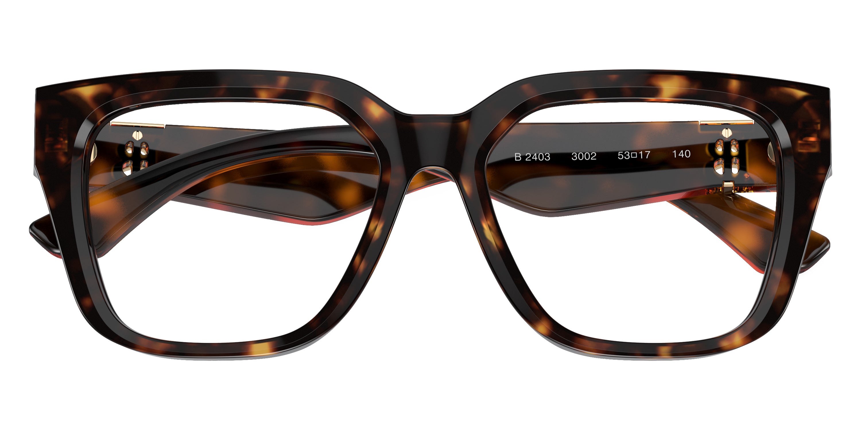 BURBERRY EYEGLASSES - BE2403 3002 51 - DARK HAVANA