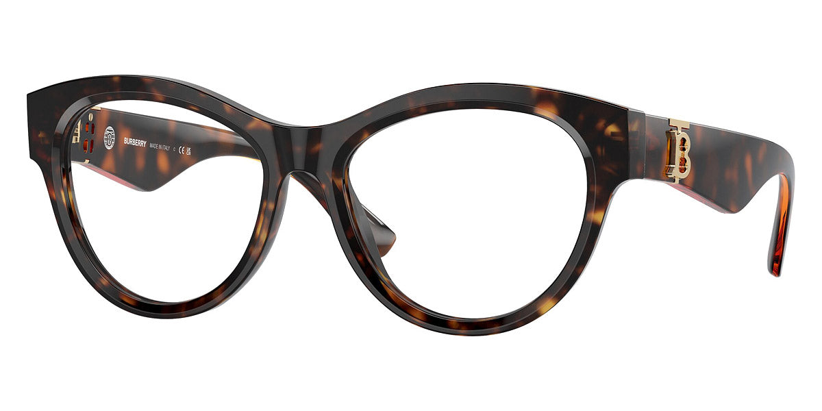 BURBERRY EYEGLASSES - BE2404 3002 53 - DARK HAVANA