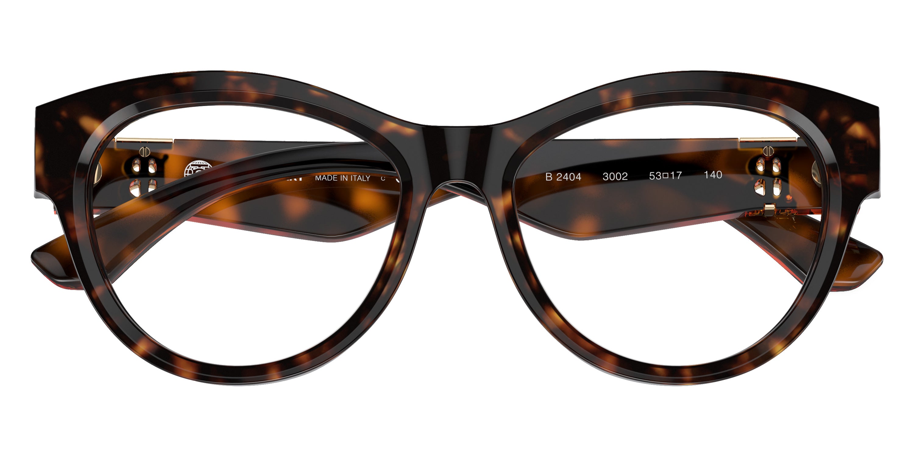 BURBERRY EYEGLASSES - BE2404 3002 53 - DARK HAVANA