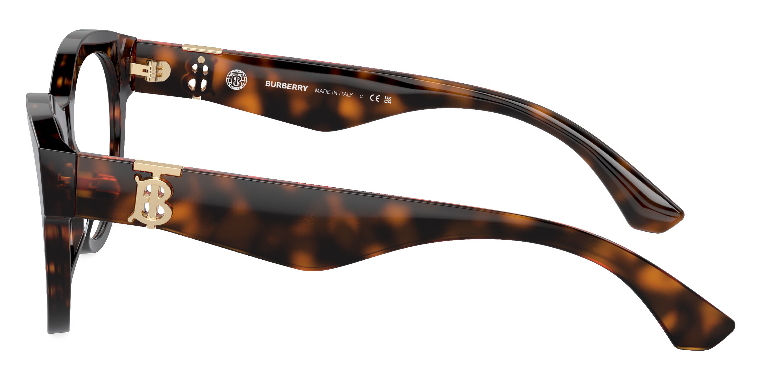 BURBERRY EYEGLASSES - BE2404 3002 53 - DARK HAVANA