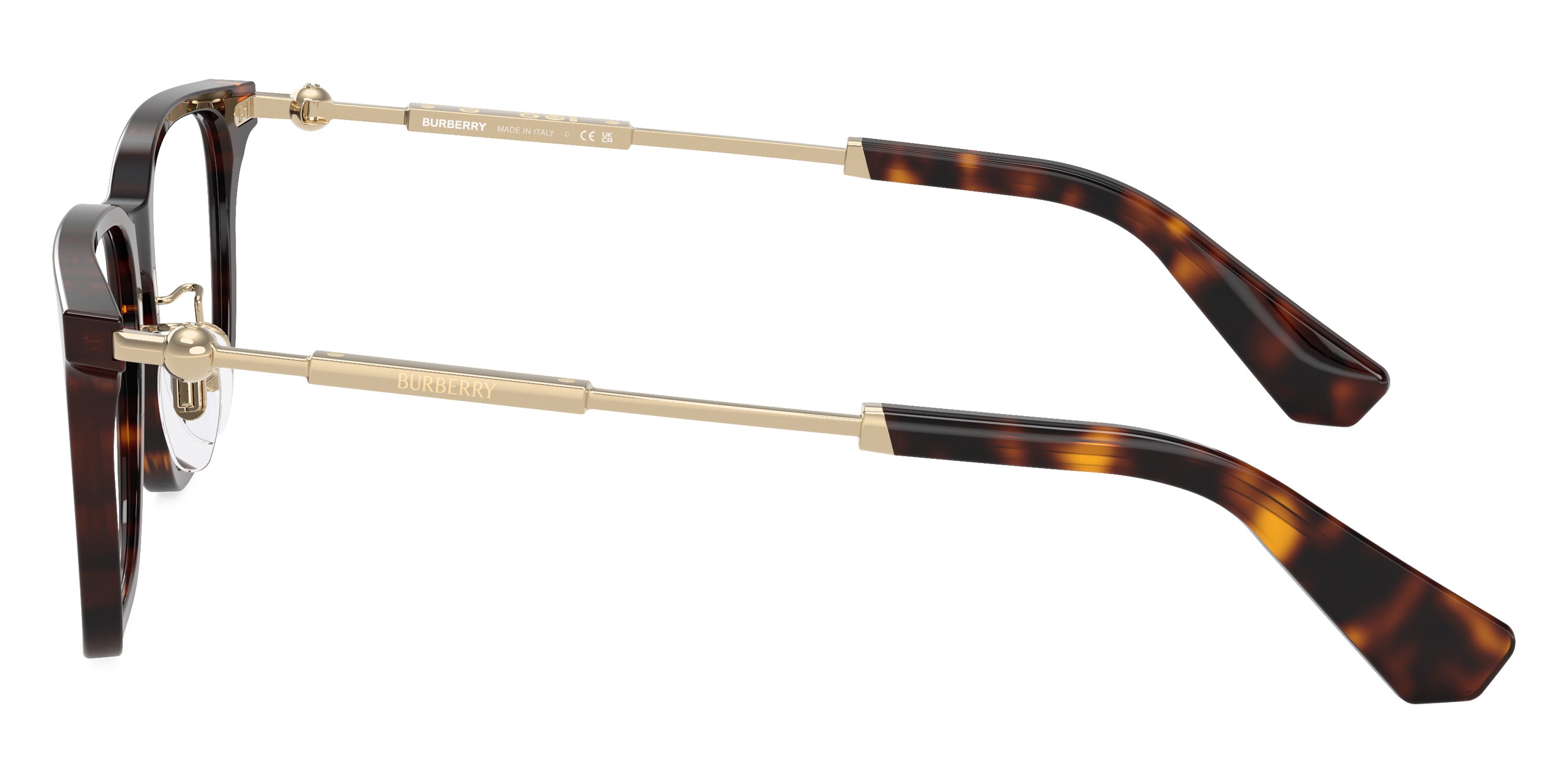 BURBERRY EYEGLASSES - BE2426D 3002 54 - DARK HAVANA/LIGHT GOLD