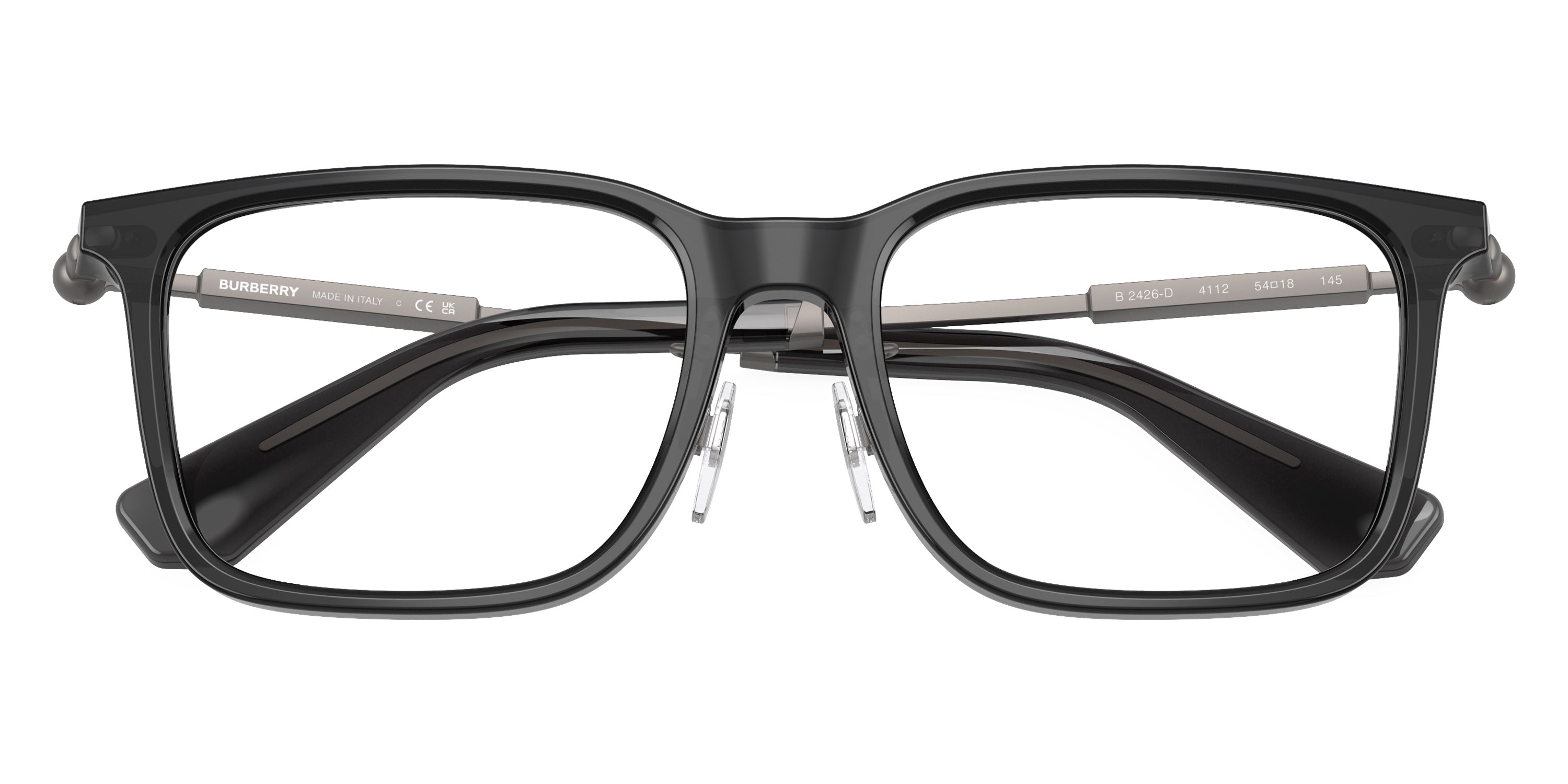 BURBERRY EYEGLASSES - BE2426D 4112 54 - GRAY/MATTE GRAY