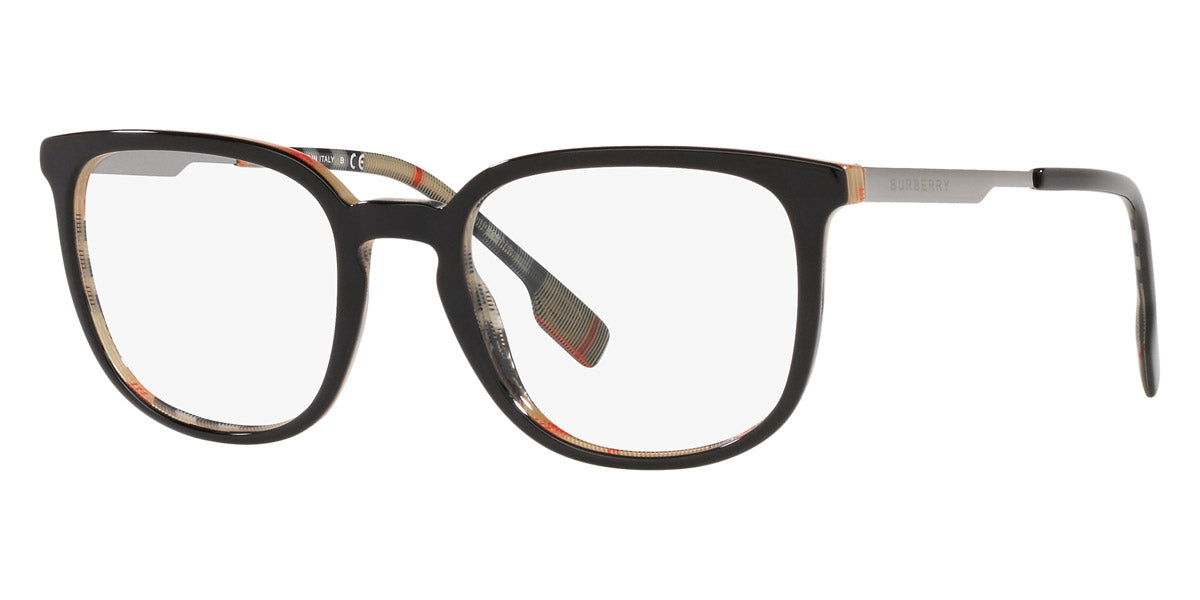 BURBERRY EYEGLASSES - Compton BE2307 3838 52 - Top Black on Vintage Check