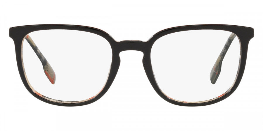 BURBERRY EYEGLASSES COMPTON - BE2307F 3838 52 - Top Black on Vintage Check
