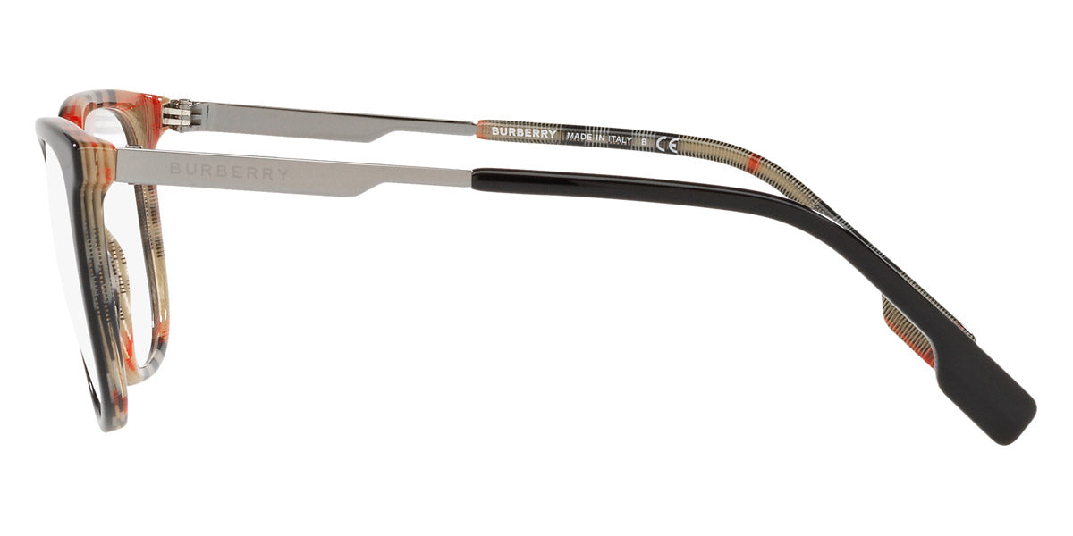 BURBERRY EYEGLASSES COMPTON - BE2307F 3838 52 - Top Black on Vintage Check