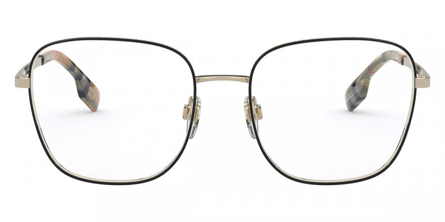 BURBERRY EYEGLASSES ELLIOT - BE1347 1109 54 - PALE GOLD/BLACK