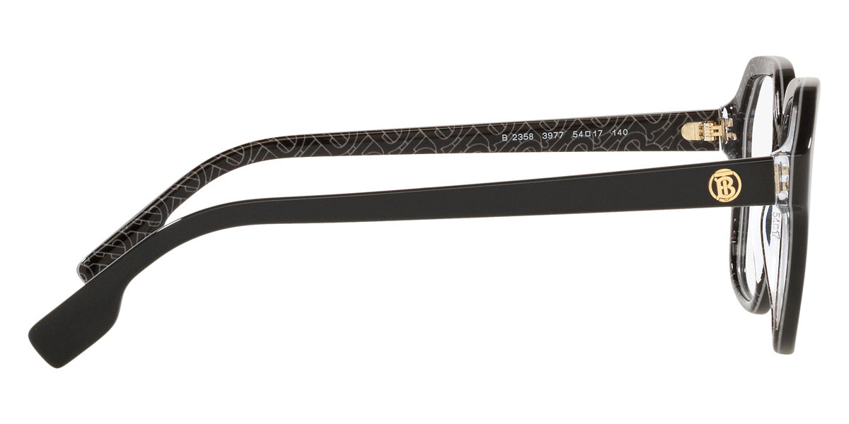 BURBERRY EYEGLASSES ISABELLA - BE2358 3977 52 - Black/Print Tb/Crystal