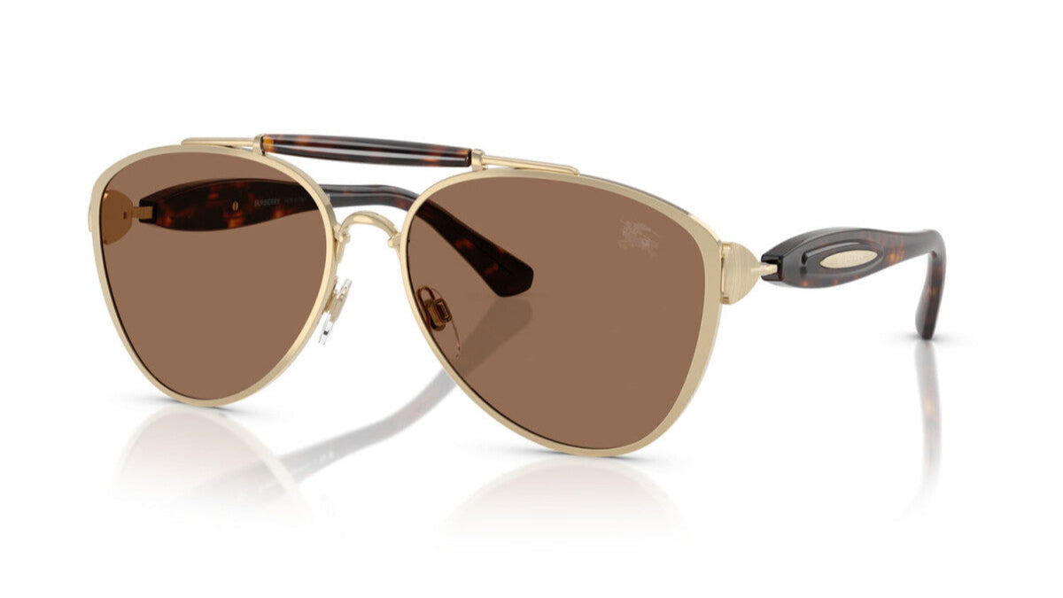 NEW BURBERRY BE3160 1109/73 GOLD BLACK UNISEX SUNGLASSES BURBERRY BE3160 110973 Burberry BE3166 110973 Gold - Lawrence & Mayo - Boutique main image 4