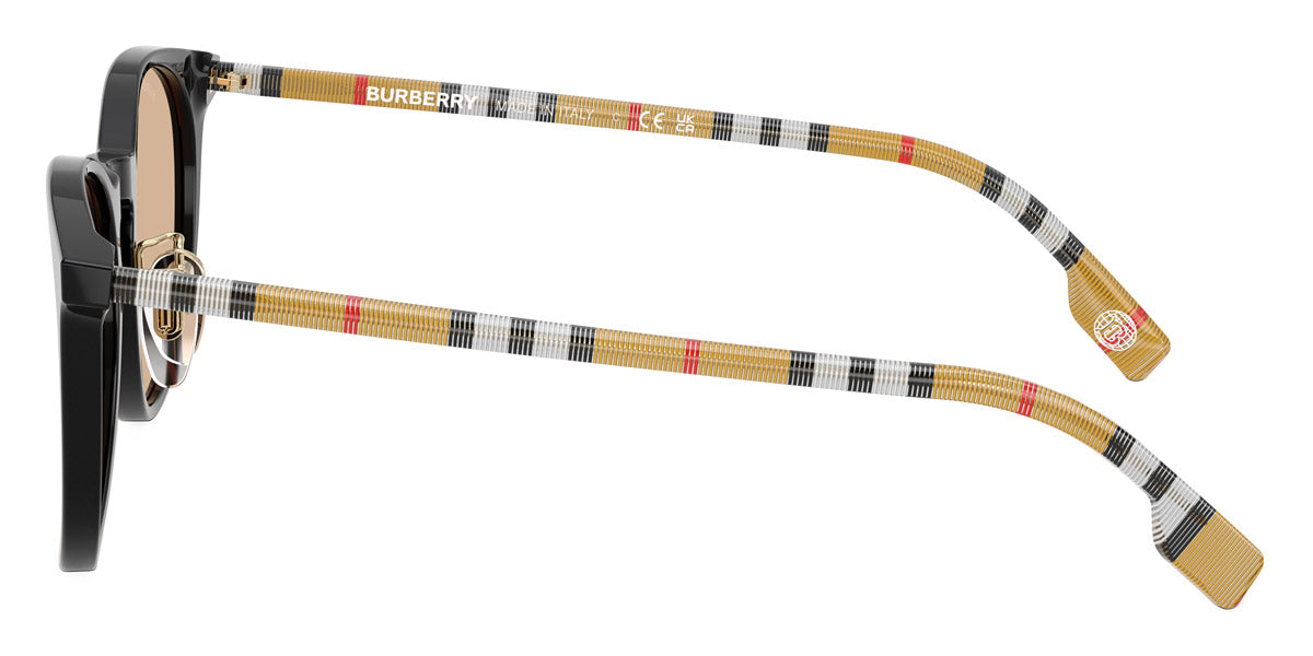 BURBERRY SUNGLASSES - BE4380D 385373 51 - Black/Vintage Check