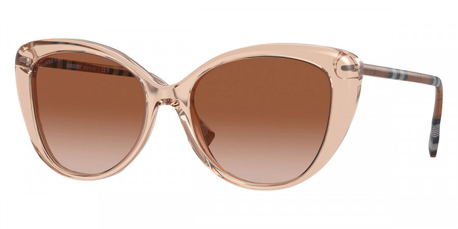 BURBERRY SUNGLASSES - BE4407 408813 54 - Peach/Check Brown
