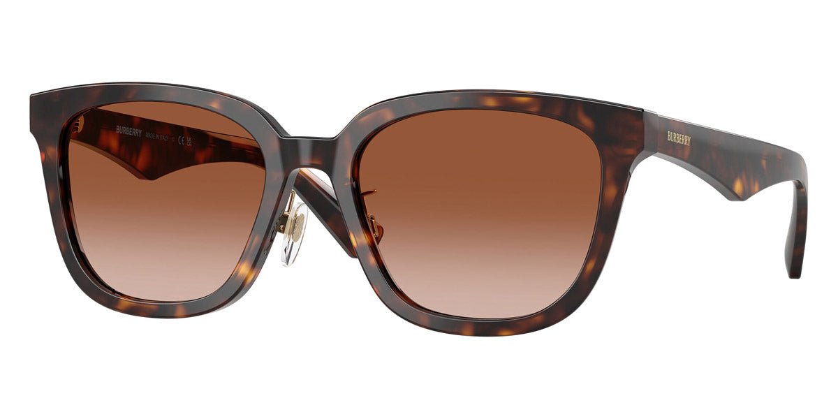 BURBERRY Dark Havana Brown Tortoise Shell Sunglasses Brown Gradient Lens BE4476 Sunglasses - Burberry Authorized Retailer  main image 4