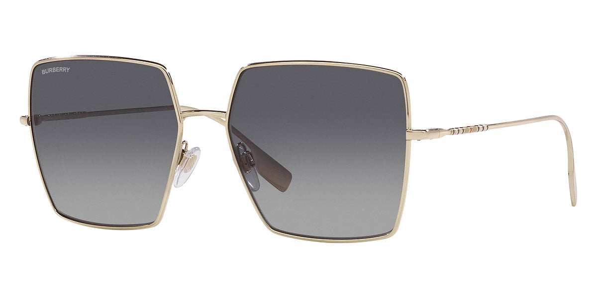BURBERRY SUNGLASSES DAPHNE - BE3133 1109T3 58 - Light Gold