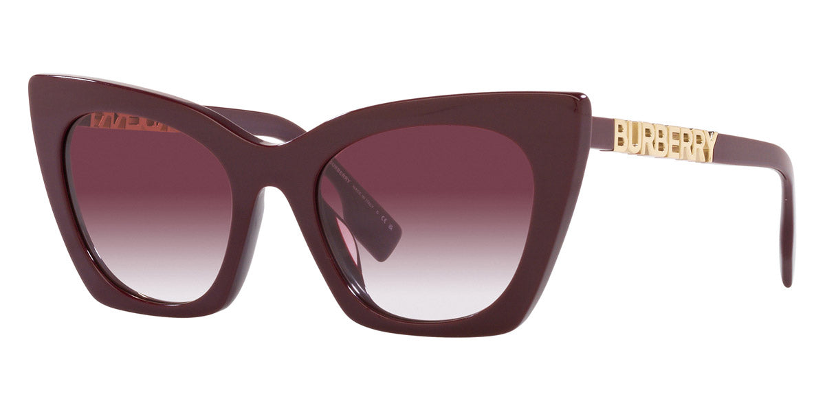 Burberry Sunglasses Bordeaux color with Gold Accents Burberry 4467U Sunglasses main image 2