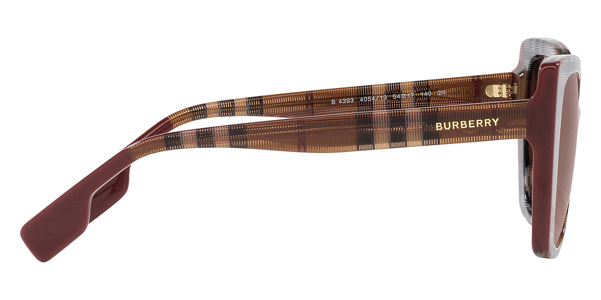 BURBERRY SUNGLASSES MERYL - BE4393 405413 54 - Check Brown/Bordeaux