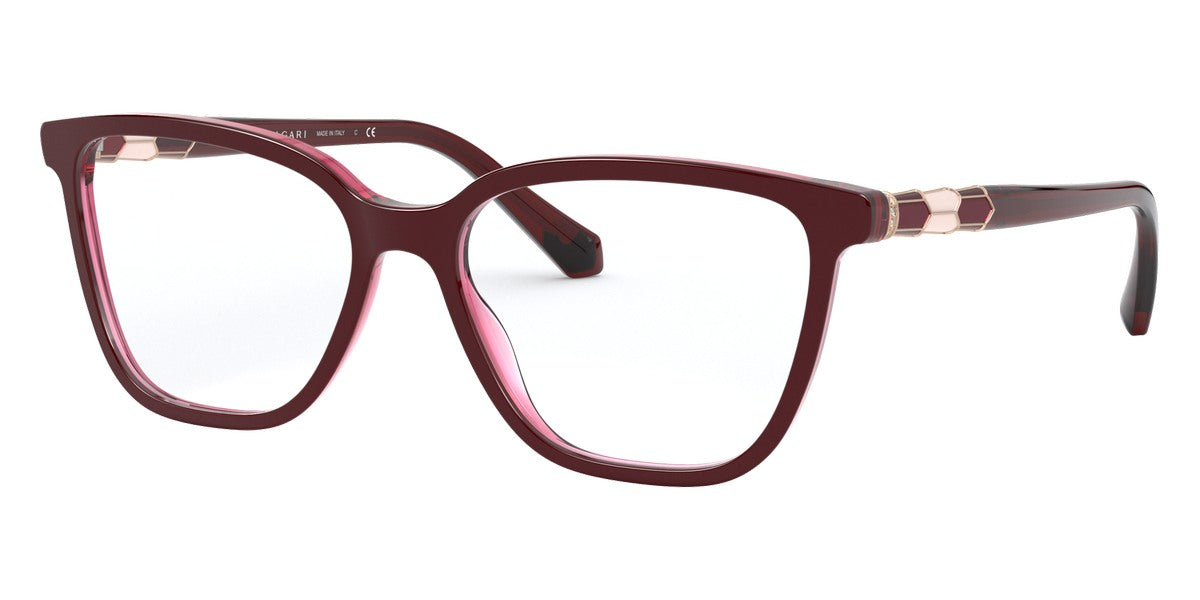 BVLGARI EYEGLASSES - BV4184B 5469 54 - Bordeaux on Transparent Red