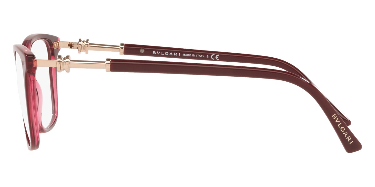 BVLGARI EYEGLASSES - BV4203 5469 52 - Bordeaux on Transparent Red