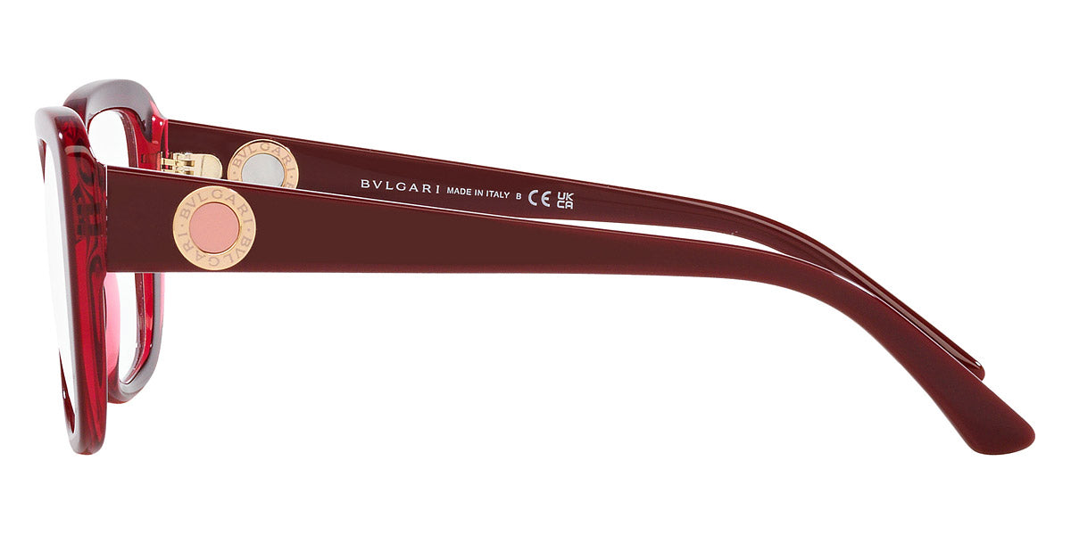 BVLGARI EYEGLASSES - BV4220 5469 54 - Bordeaux on Transparent Red