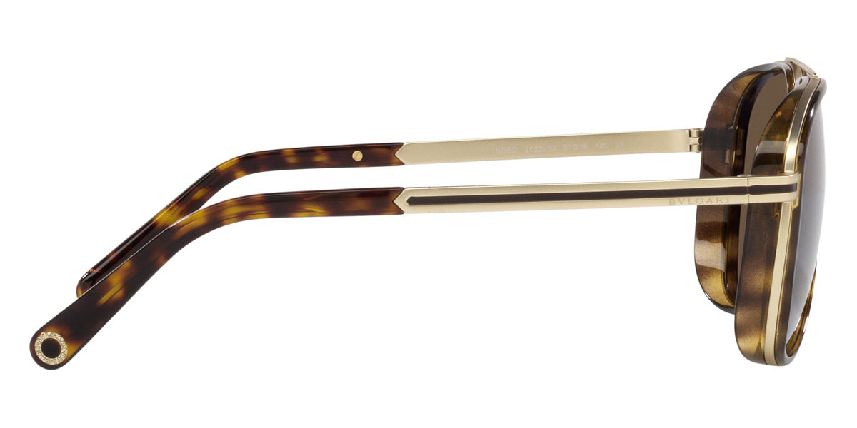 BVLGARI SUNGLASSES - BV5060 202253 57 - Matte Pale Gold