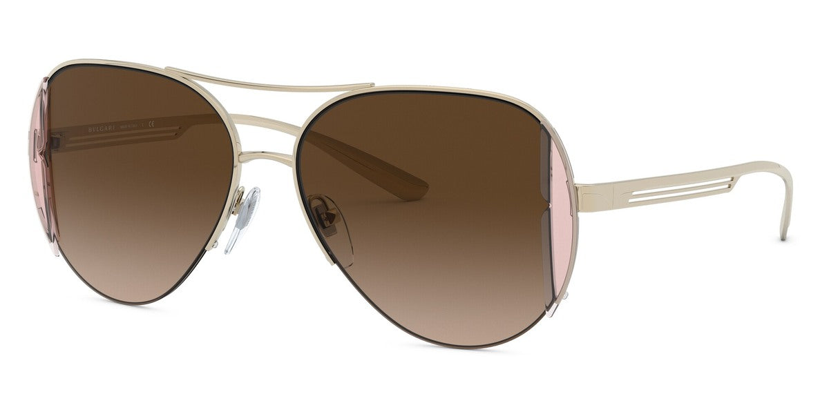 BVLGARI SUNGLASSES - BV6142 278/13 55 - Pale Gold