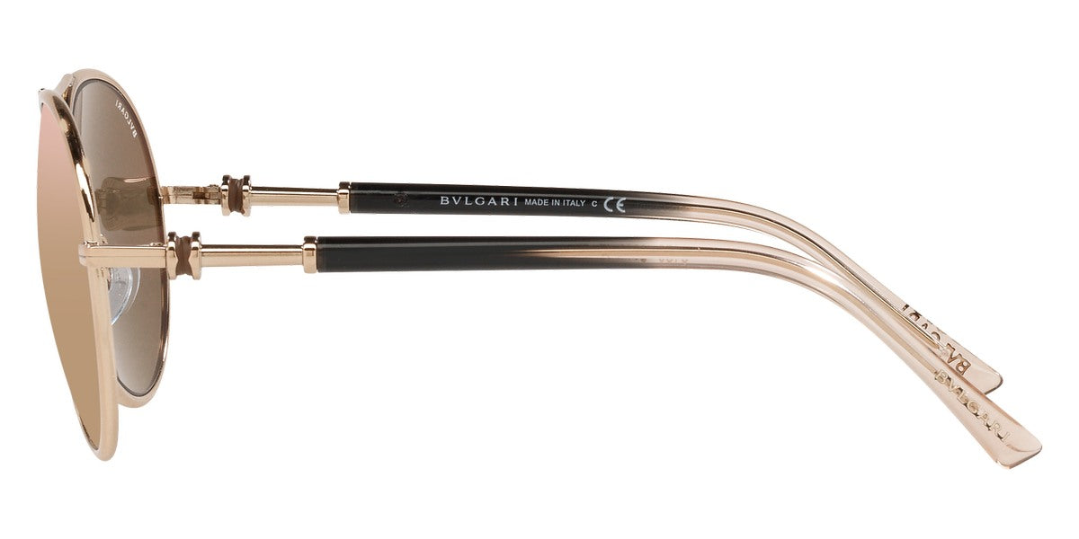 BVLGARI SUNGLASSES - BV6156 20144Z 57 - Pink Gold