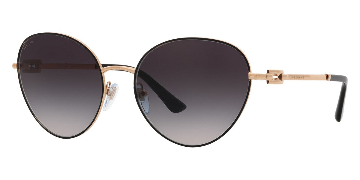 BVLGARI SUNGLASSES - BV6174 20148G 58 - Pink Gold/Black