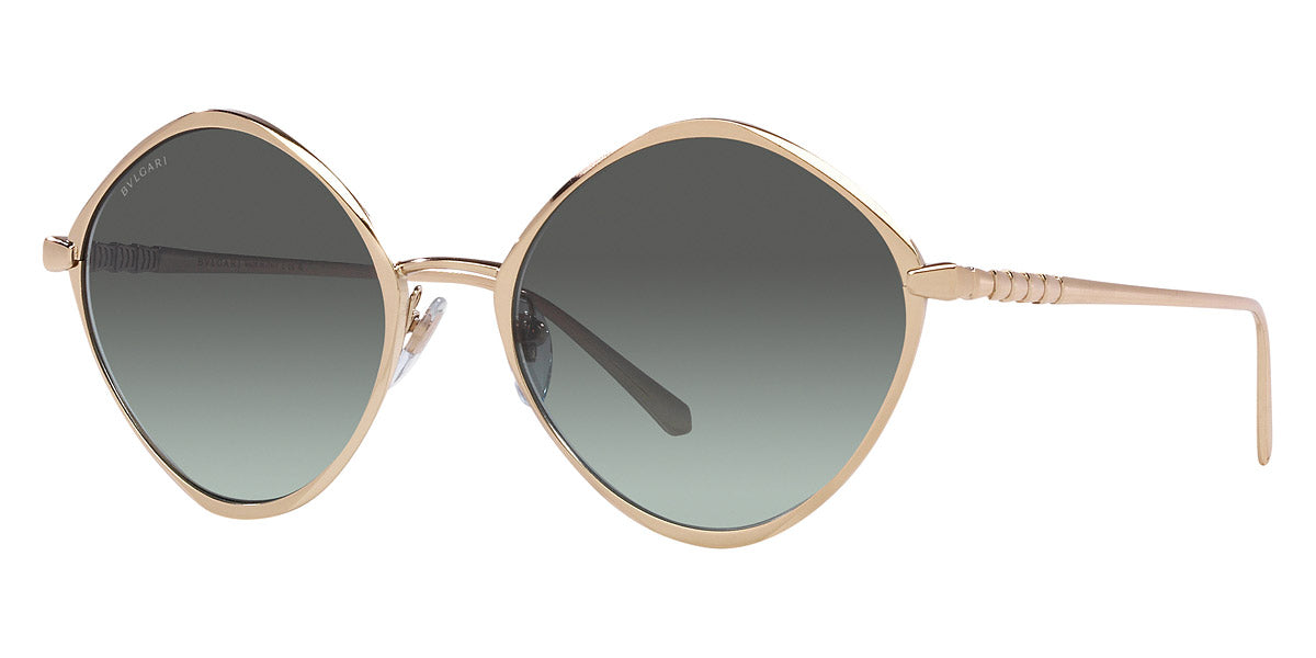 BVLGARI SUNGLASSES - BV6186K 20142A 56 - Pink Gold Plated