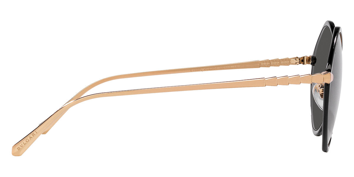 BVLGARI SUNGLASSES - BV6186K 202387 56 - Pink Gold Plated/Black